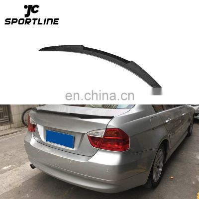 Carbon Fiber E90 Rear Wing Spoiler for BMW M3 325i 328i 330i 335i M Sport Sedan 05-11