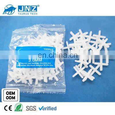 JNZ wholesale plastic ceram self level 3mm tile spacer leveling system