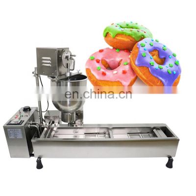 Mini Cheese Donut Deep Fryer 3 Shape Lokma Donut Ball Pon De ring Mochi Automatic Donut Making Machine