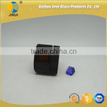 50ml Amber Straighted Sided Cosmetic Jar With Black Lid photo-4