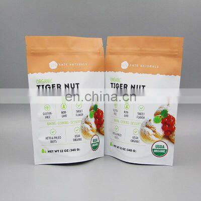 Moisture proof 1kg flour wheat whey food powder  side gusset packaging plastic bag