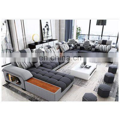 Italy Design Modern Latest Top Quality Living Room Furniture Fabric Costom Sofa Bed Storage Multi-function Luxury Sofa Sets