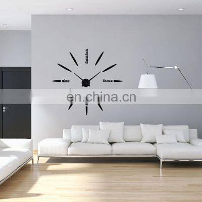 K&B Hot Factory Fashion High Quality Modern EVA+Acrylic Diy Digital Wall Clock photo-4