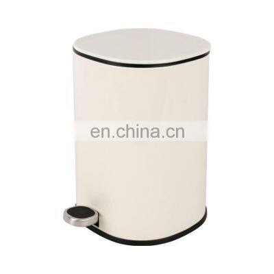 6L Bathroom Garbage Bin Steel Powder Coating Waste Bin NewIcon Trash Can with Soft Close