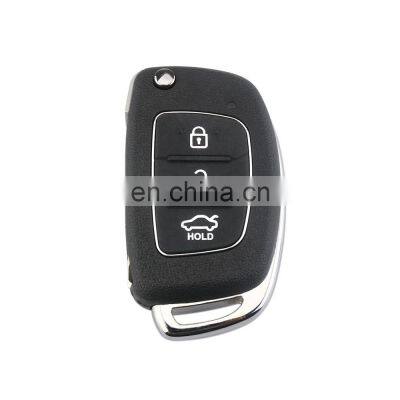 Replacement 3 Buttons Flip Remote Key Shell Case Blank Cover Housing Fit For Hyundai IX35 i20 Tucson Auto Key