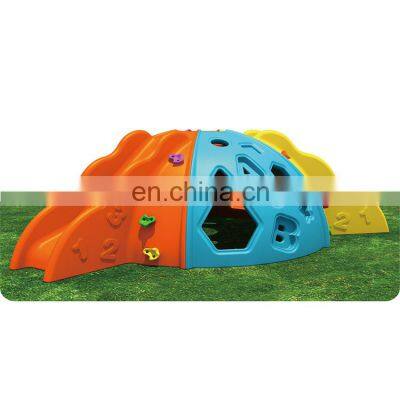 kids outdoor Playground small climbing mountain with slide garden toys for children