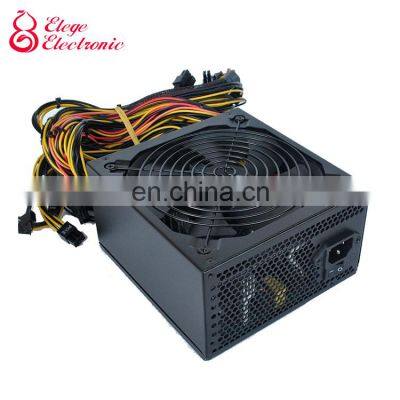 1800w Atx Psu Power Supply Support 6 8 Gpu Graphics Card In Stock photo-2