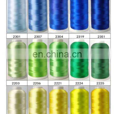 Sewing Thread Cone Embroidery Factory Wholesale 108D/2 5000yard 100% Polyester Thread for Machine photo-4