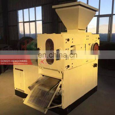 2022 Small charcoal ball pillow shaped briquette machine chine press coal charcoal briquette making diesel engine machine price