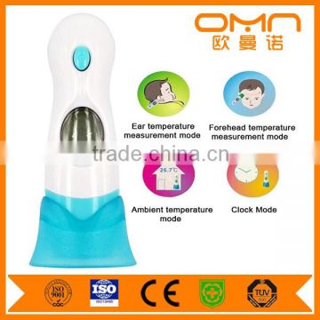 Most popular baby infrared thermometer dual mode forehead and ear thermometer