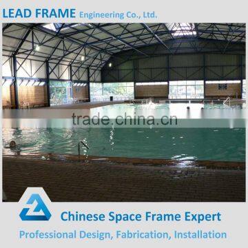 Q235 Q345 grade galvanized steel structure building swimming pool cover