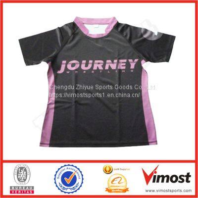Custom Sublimation 100% Polyester Rugby Jersey Design for Women