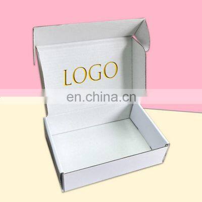 Custom Logo Small Size Jewelry Box  Clothing Shoes  Shipping Delivery Corrugated Packing Shipping