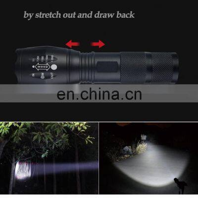 Handheld Torch Light Flashlights Zoom With Power Bank Flashlights Torches Tactical LED photo-4