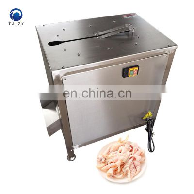 stainless steel chicken claw processing machine chicken feet deboning machine