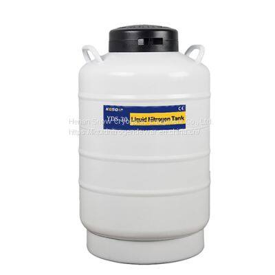 30 liters 125 port liquid nitrogen tank sample preservation equipment