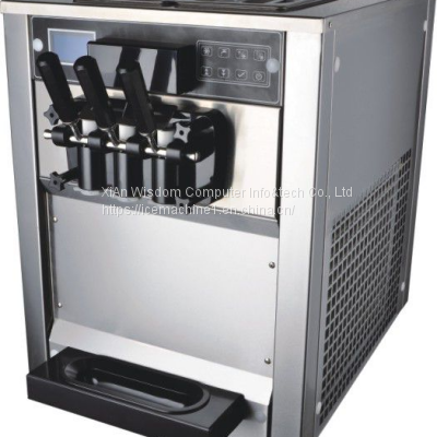 Máquina de sorvete com saída horária de 26L
