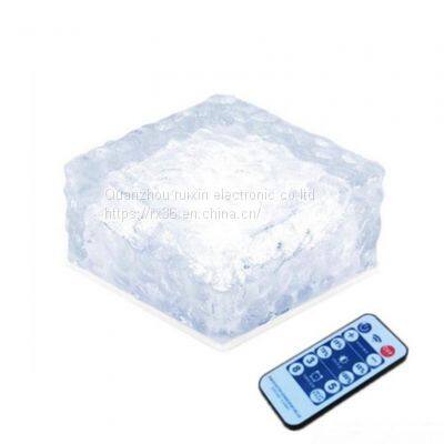 Top Grace Waterproof Anti Moisture Decoration Underground Pavement Garden LED Solar Brick Light photo-5