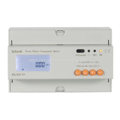 3-phase KWh Rated Current 3x10(80)A AC Communication RS485 MODBUS-RTU Built-in Holding Relay for Switch On-off Control ADL300-EY photo-3