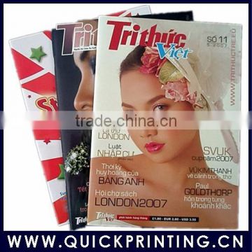 Customized Softcover Book Offset Printing for Manazine