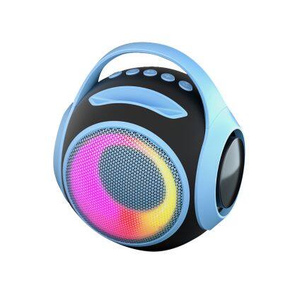 Wholesale Portable Ktv Speaker Wireless Stereo Party Box Wireless Microphone 20w Speaker Portable RGB Karaoke Party Speaker