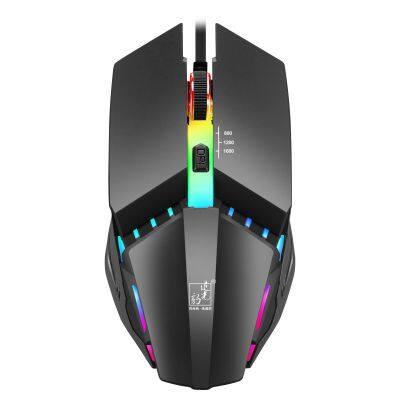 Newest K3 wired gaming pc mouse optical mouse esports mechanical DPI 800-1200-1600 ajustable mouse