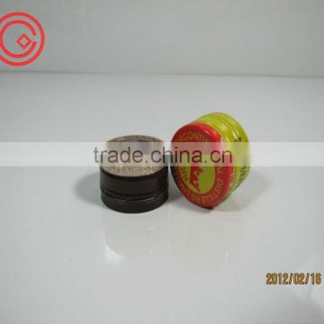 colored 30 mm metal cap