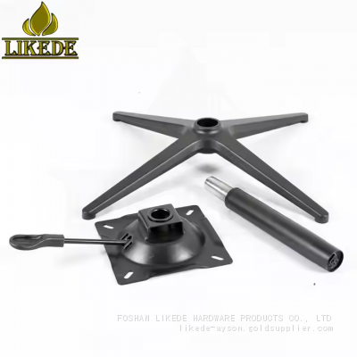 Hot Sale High Quality Aluminum Lounge Chair Base Black Metal Sofa Legs With Powder Coating Finish photo-4