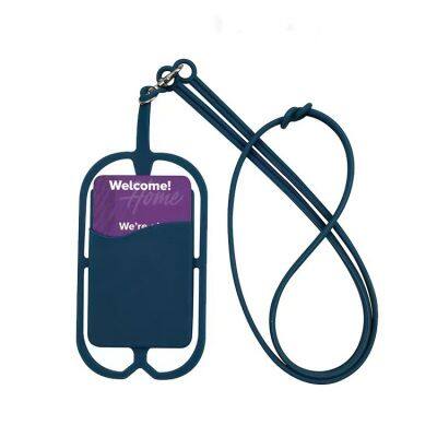 Universal Silicone Elastic Stick Adhesive Card Pocket a Promotional Gift