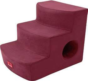 Premium Three Tier Pet Stairs With Bamboo Charcoal PU Foam photo-3