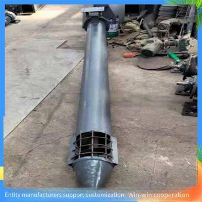 7-meter Screw Conveyor, Peanut Cake Crushing Auger Feeder, 219 Carbon Steel Pipe Cement Ash Feeder photo-4