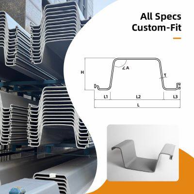 Anti-Oxidation Reliable Wear-Resistant High-Density Vinyl Sheet Pile for Coastal Development