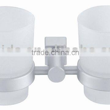 Aluminium double tumbler holder,square fitting L0607-2