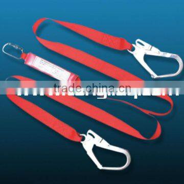 Shock absorber lanyard with big hooks