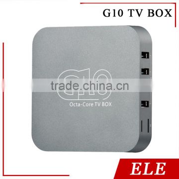 TOP RK3368 8-core Android 5.1 G10 tv box 2G/16G KODI WIFI 3D 4K*2K G10