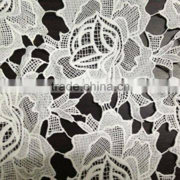 2016 Fashion Lace Accessory With Flower Fabric Embroidery Polyester Whole Lace for Garment photo-4