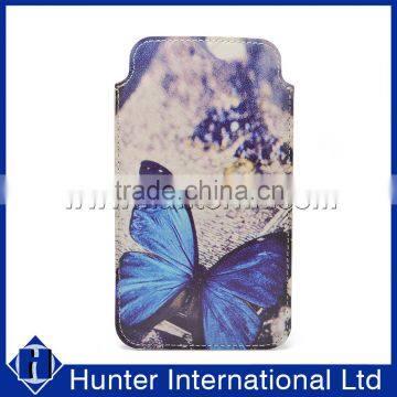 Butterfly Design Universal XL Size Pull Up Pouch