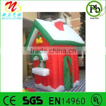 Inflatable Christmas house for holiday decorations