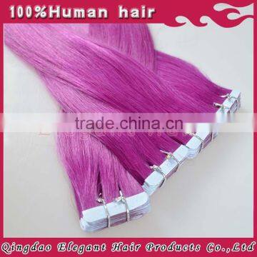 Shedding Free Virgin Human Tape in Hair Extension Wholesale Indian Human Hair Extension photo-4