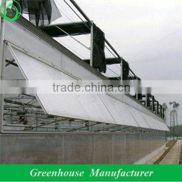 polycarbonate greenhouse with ventilation window