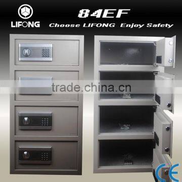 Integrated big bank biometic cheap hotel&home hotel digital safe deposit box cabinet or 4 doors