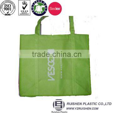 Green printed design Non-woven bag for shopping