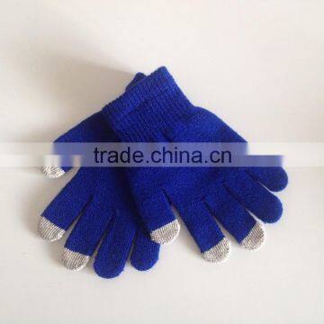 Ladies Knitted Driving Gloves Touch Screen Solid Gloves Texting Capacitive Smartphone photo-2