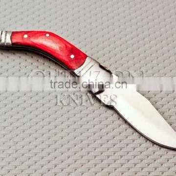 CITIZEN KNIVES, BEAUTIFUL CUSTOM HAND MADE STAINLESS STEEL FOLDING KNIFE photo-3