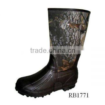 Ladies' fashion rubber rain boots