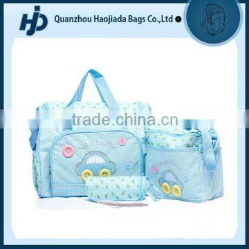 4 in 1 set 600D polyester baby nappy bag