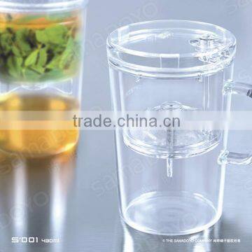 Hot ! "SAMADOYO" Office Glass Tea Cup With Infuser For Making Tea