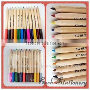 3.5 inch Mini colour Pencil With color top tip