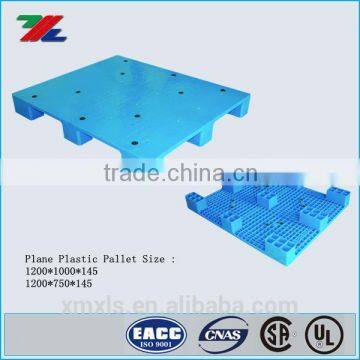 Hot Sale Single Flat Plastic Pallet with Nine feet / High quality PP/HDPE Plastic Flat Nine Feet Pallet for carrying