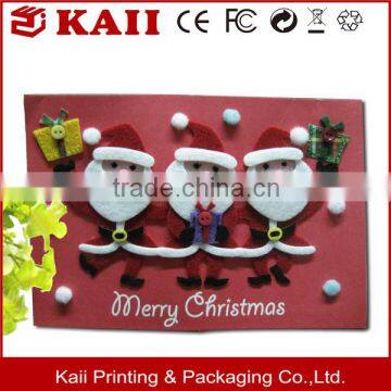 2016 new product paper cut christmas greeting card printing with reasonable price                        
                                                                                Supplier's Choice
